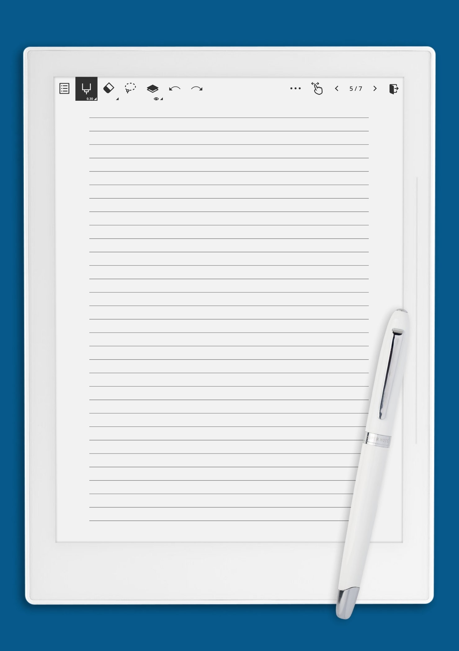 Download Printable Lined Paper Template Narrow Ruled 1 4 Inch PDF