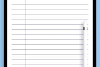Download Printable Lined Paper Template Wide Ruled 8 7mm Blue PDF