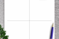 Download Printable Square Grid 4 Blocks PDF