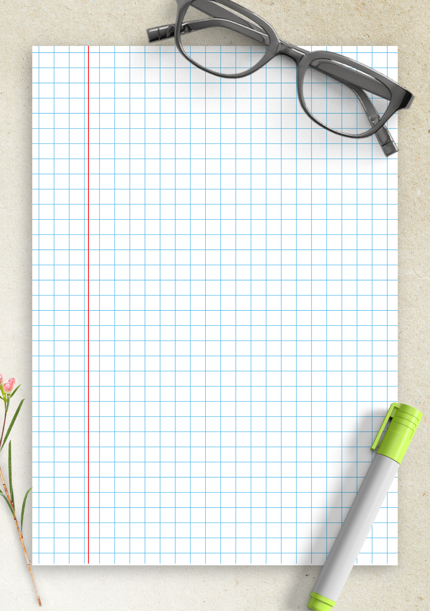 Large Square Grid Paper Free Printable