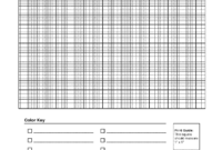 Downloadable Cross Stitch Graph Paper Templates Red Handled Scissors