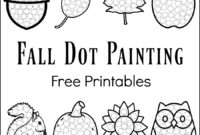 Fall Dot Painting Free Printables The Resourceful Mama