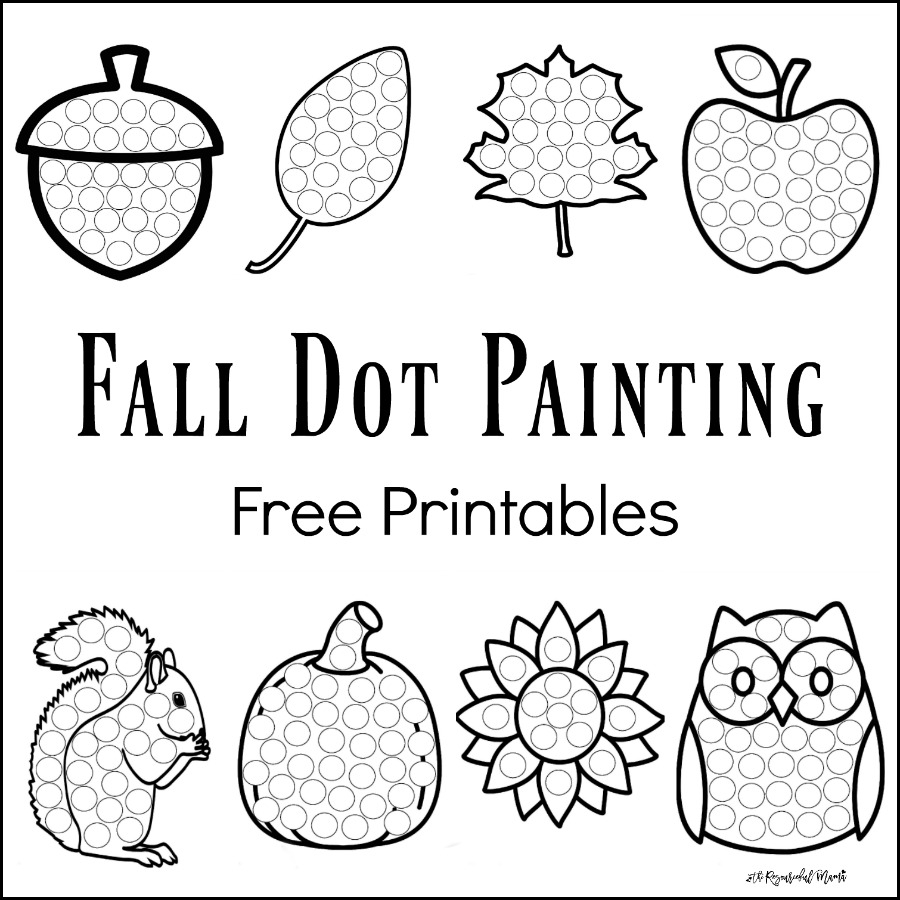 Paint Dot Paper Printable