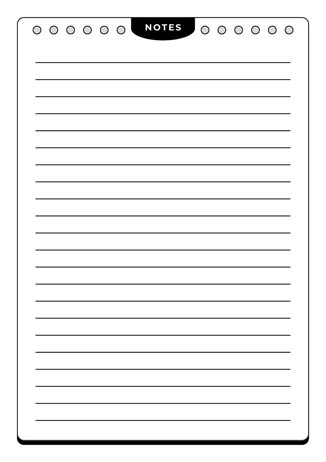 Free And Customizable Line Templates