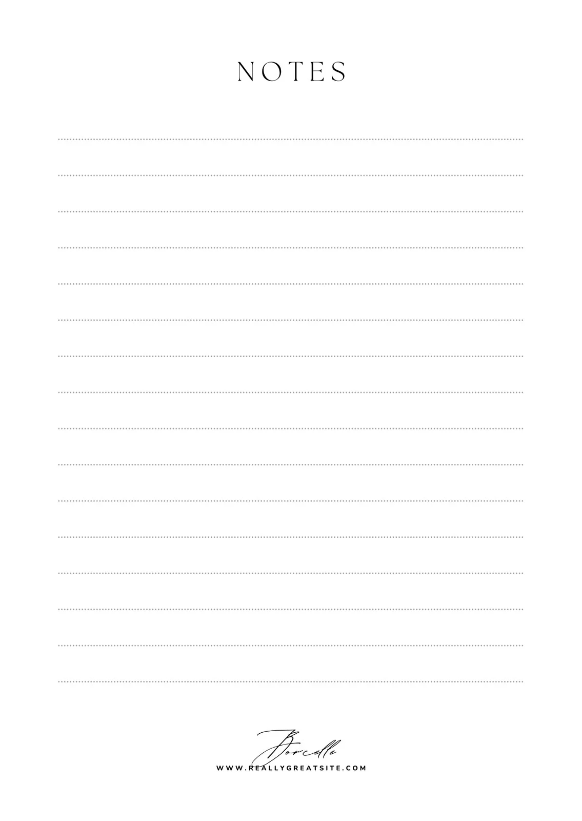 Free Customizable And Printable Notepad Templates Canva