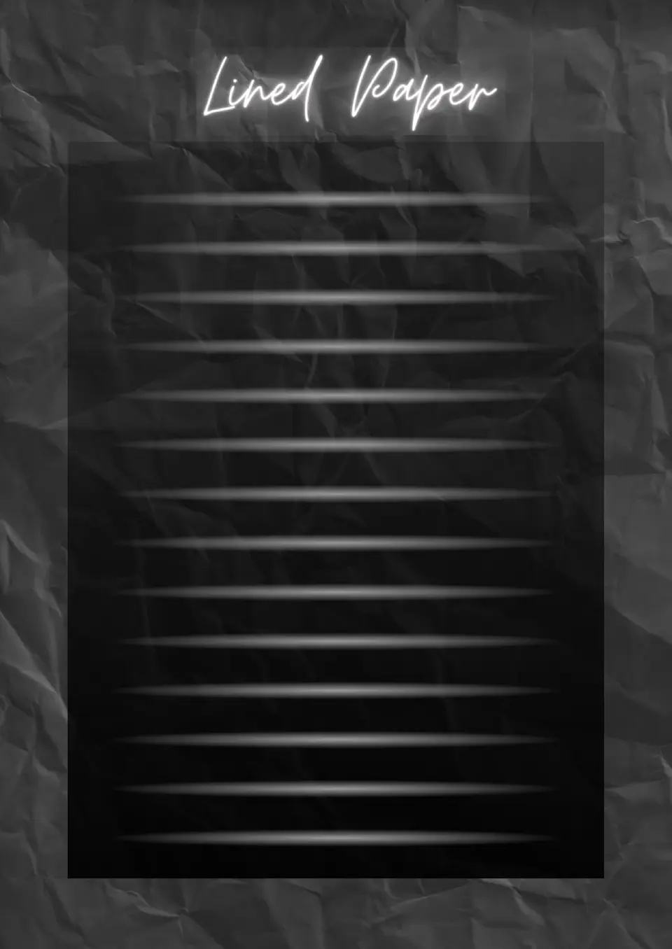 Free Dark Lined Paper Template For Google Docs
