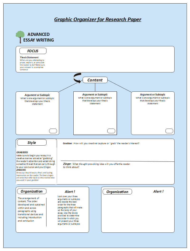 Free Editable Graphic Organizer For Research Paper EdrawMax Online