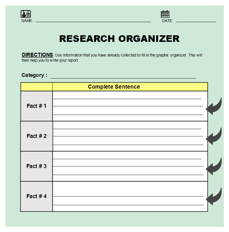 Free Editable Graphic Organizer For Research Paper EdrawMax Online
