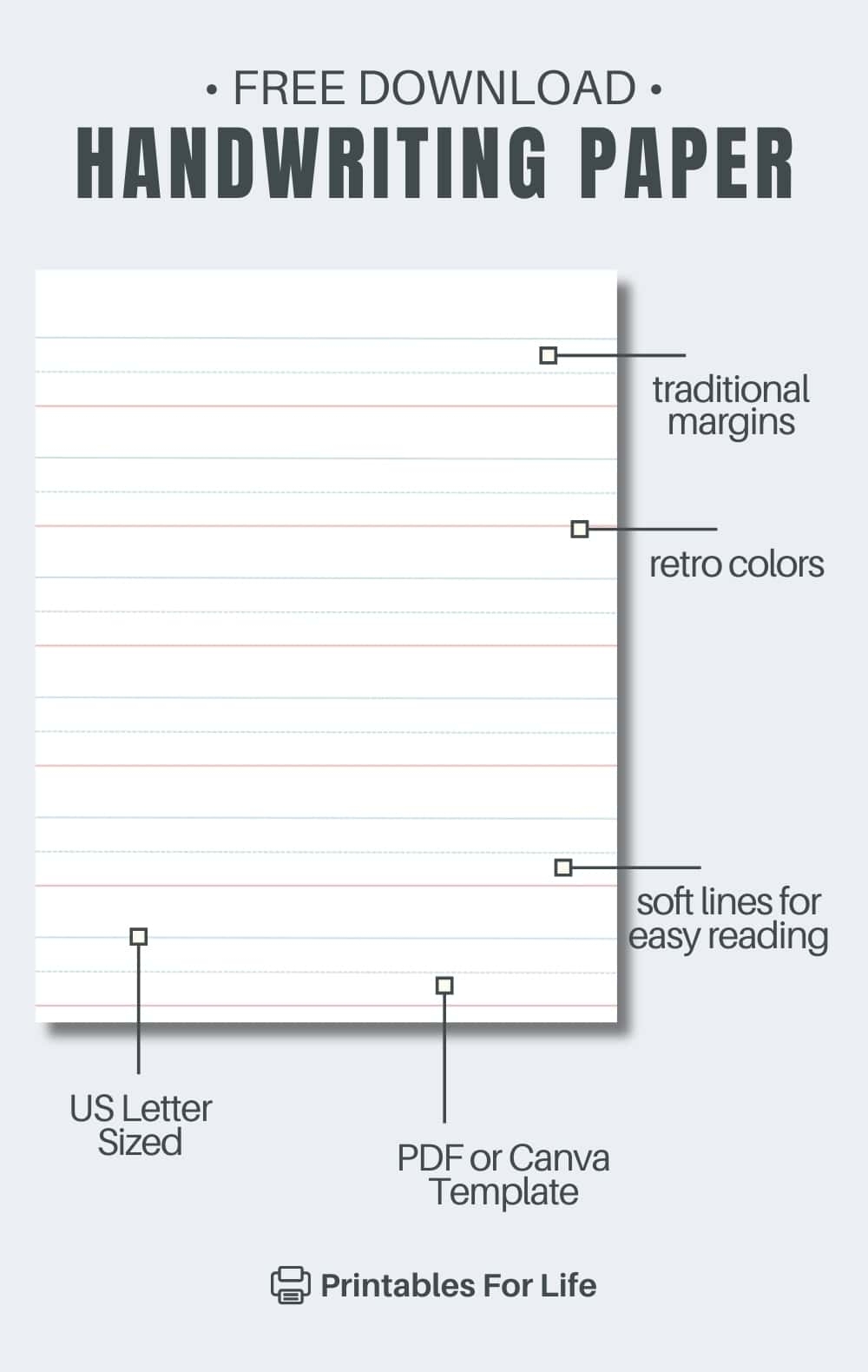Free Printable Primary Handwriting Paper