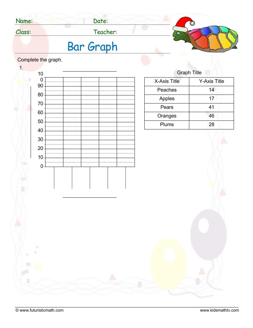 free graph worksheets pdf printable math champions
