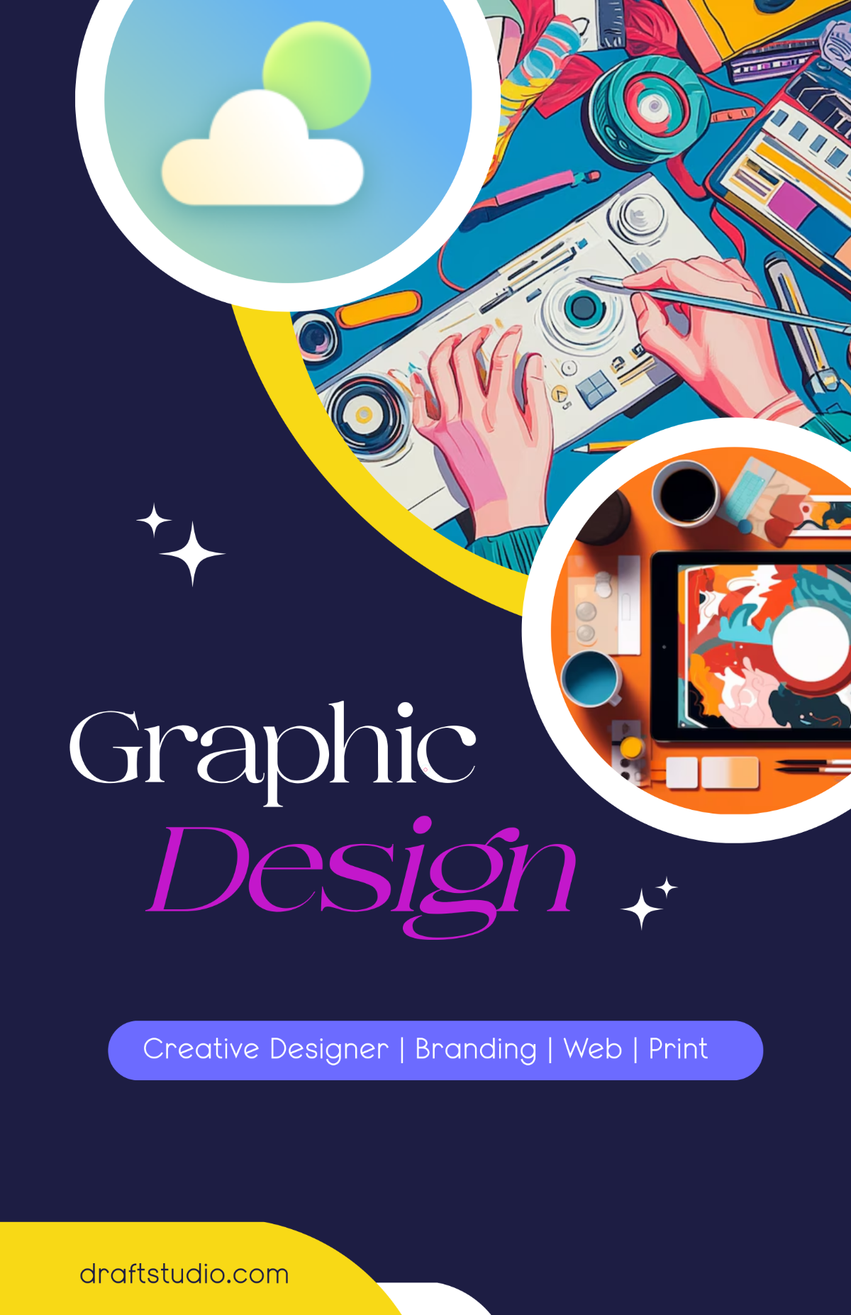 Free Graphic Design Marketing Poster Template To Edit Online