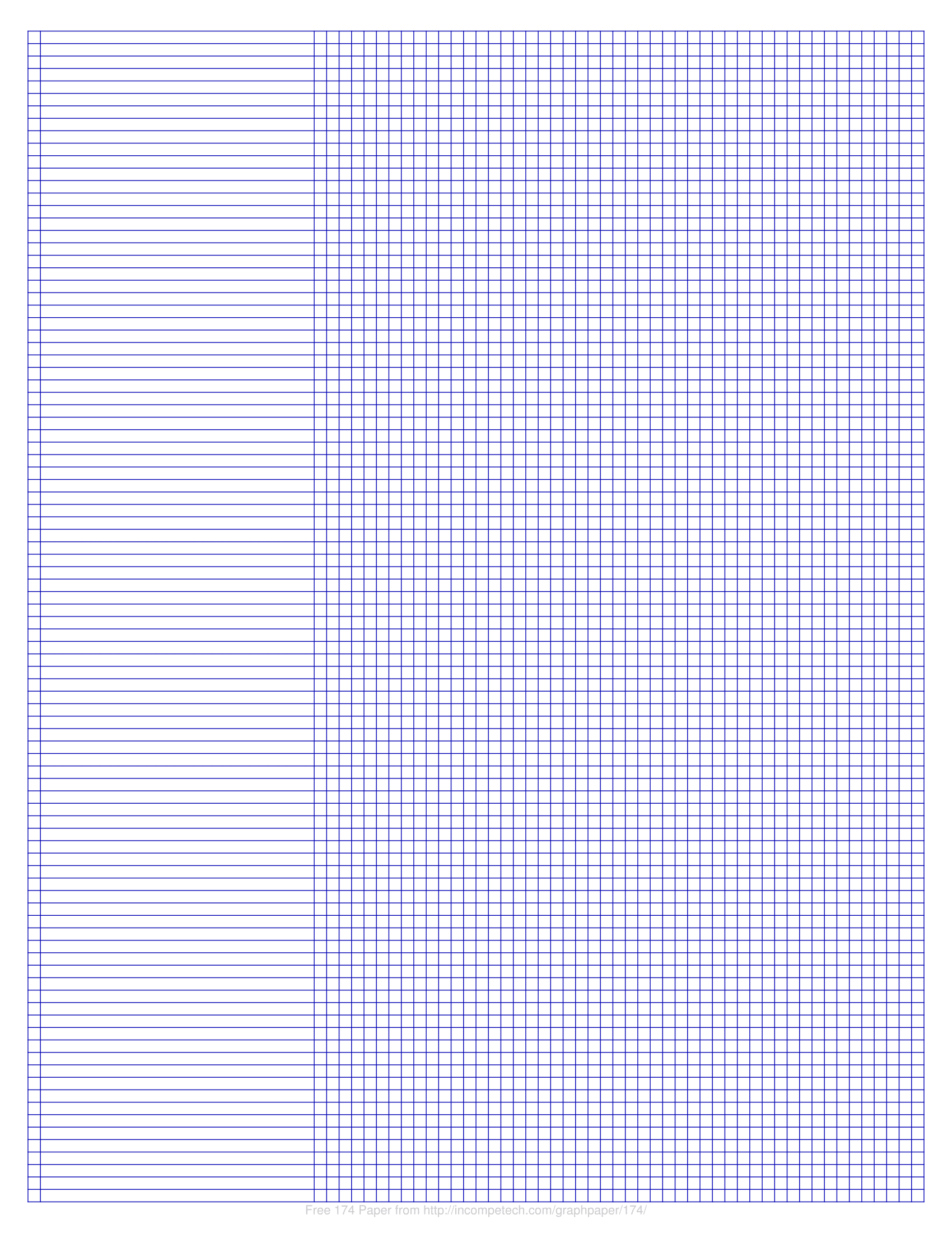 Free Online Graph Paper 174 Paper