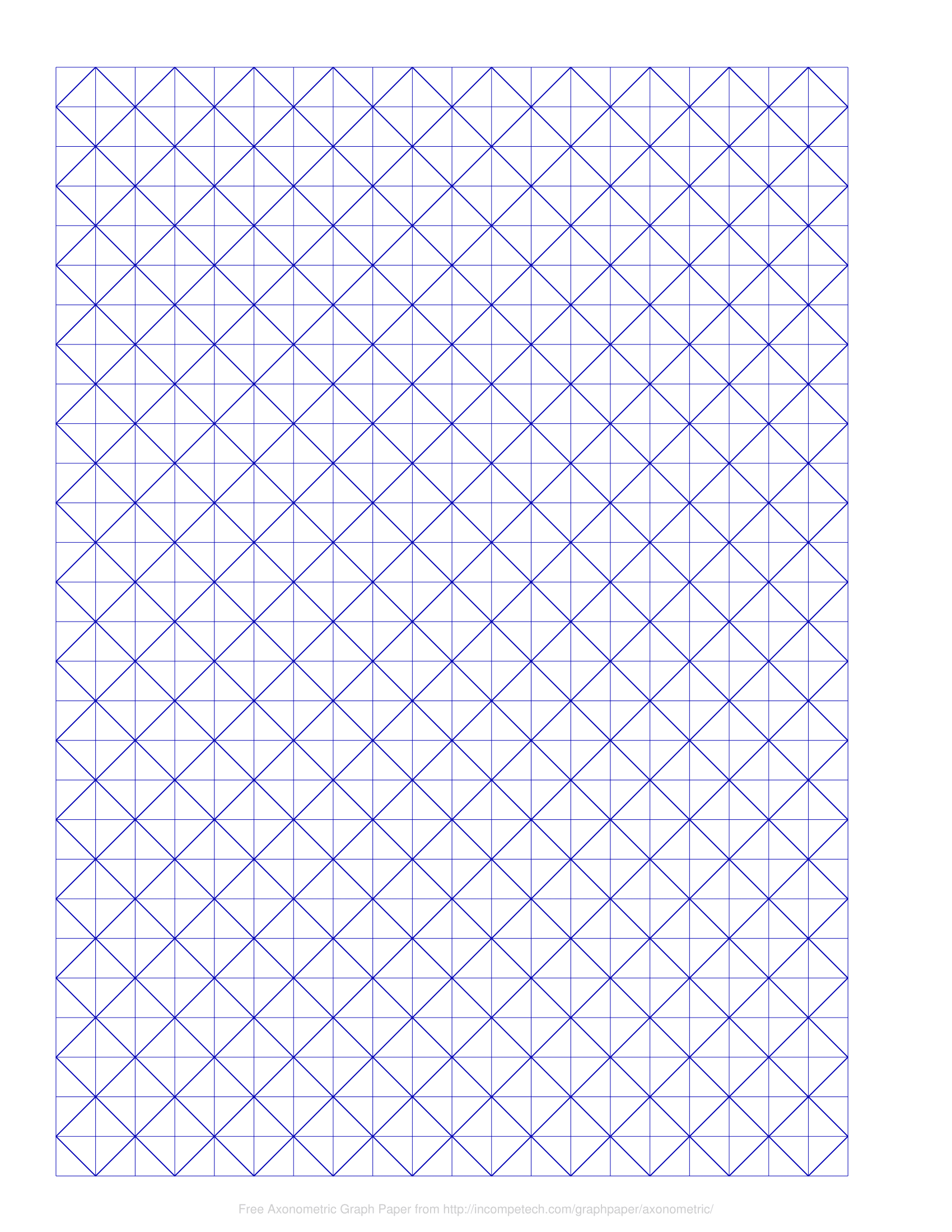 Free Online Graph Paper Axonometric