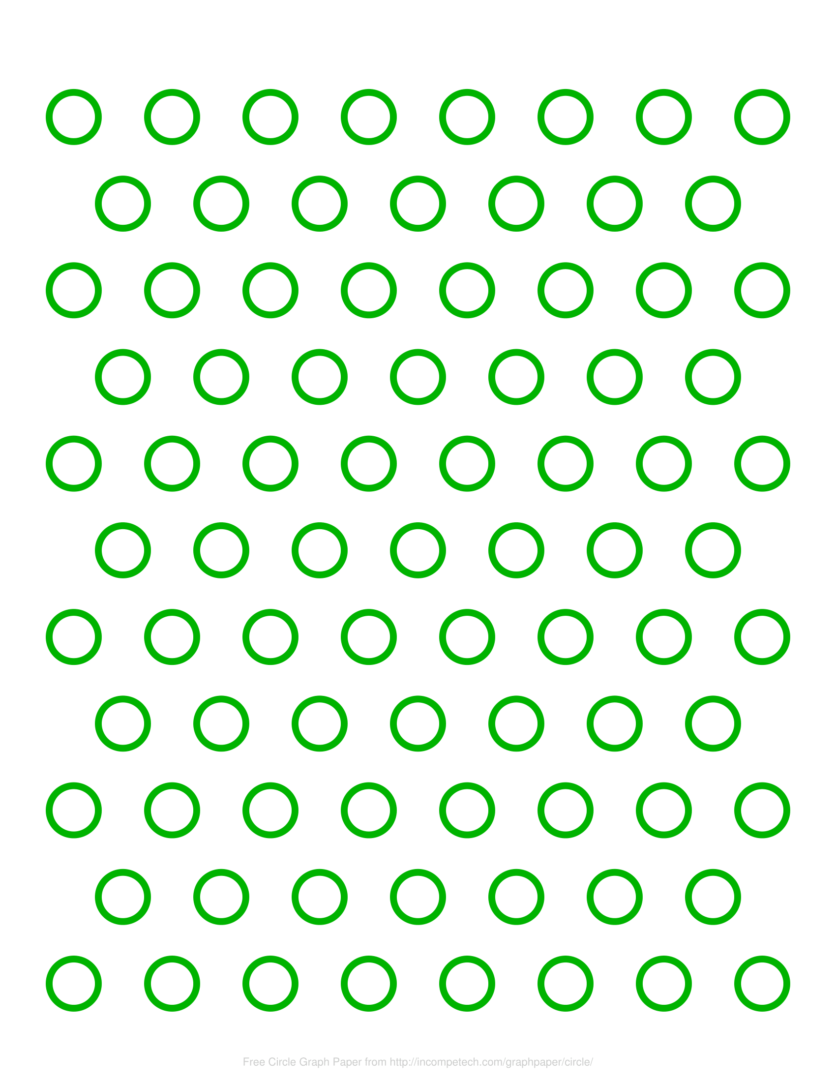 Free Online Graph Paper Circles