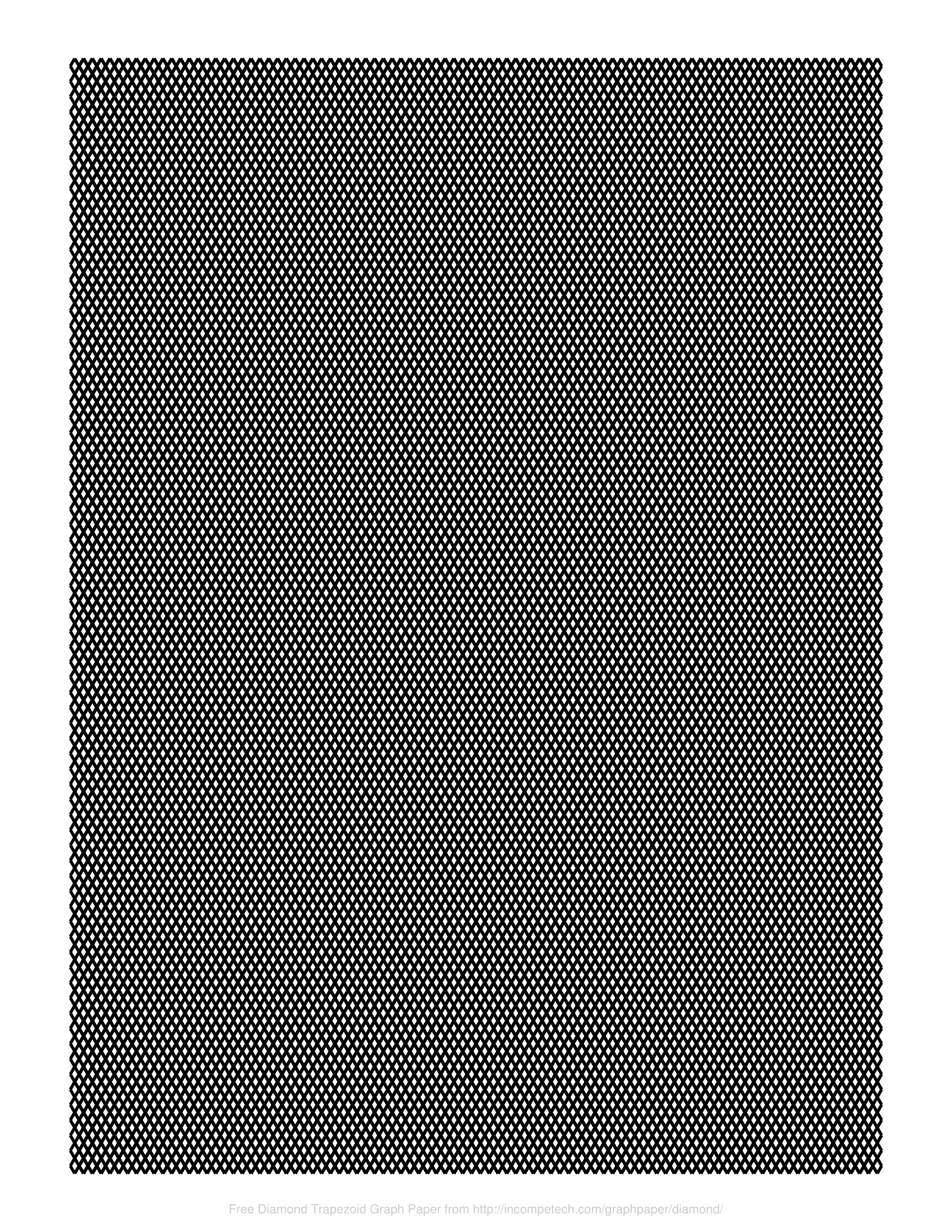 Diamond Graph Paper Printable