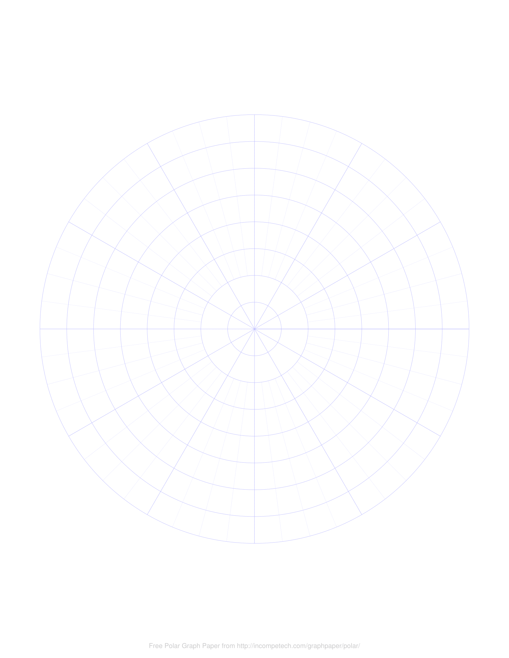 Free Online Graph Paper Polar