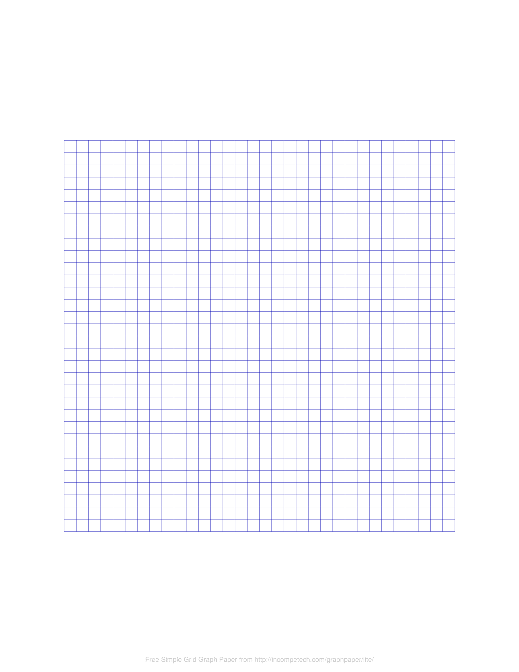 Large Grid Paper Free Printable