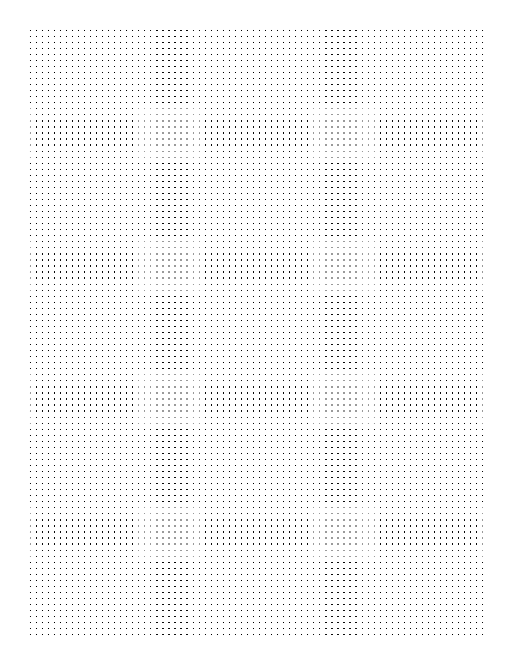 Graph Paper Printable with Real Small Squarea
