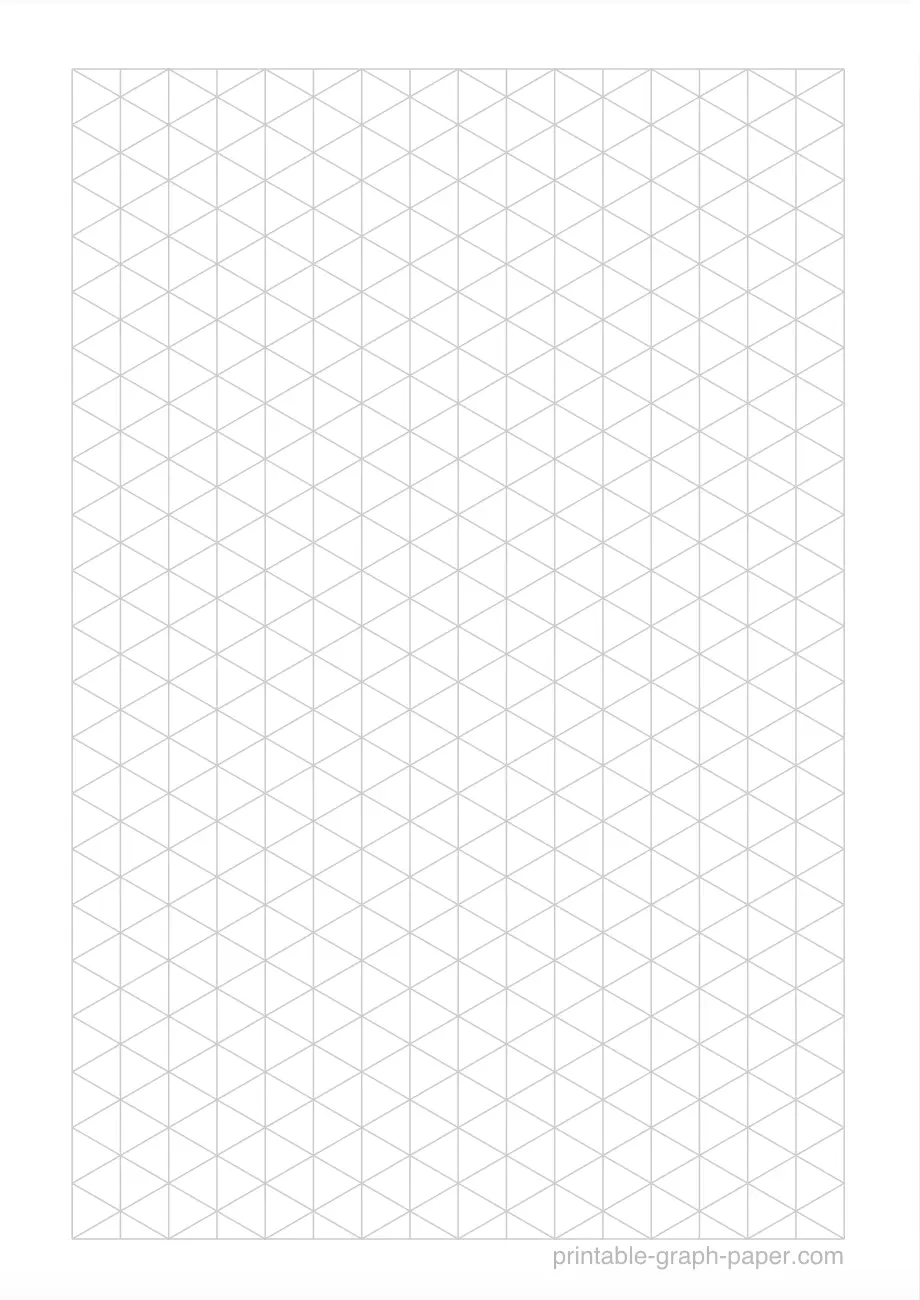 Free Printable 1 4 Isometric Graph Paper Download And Print PDF