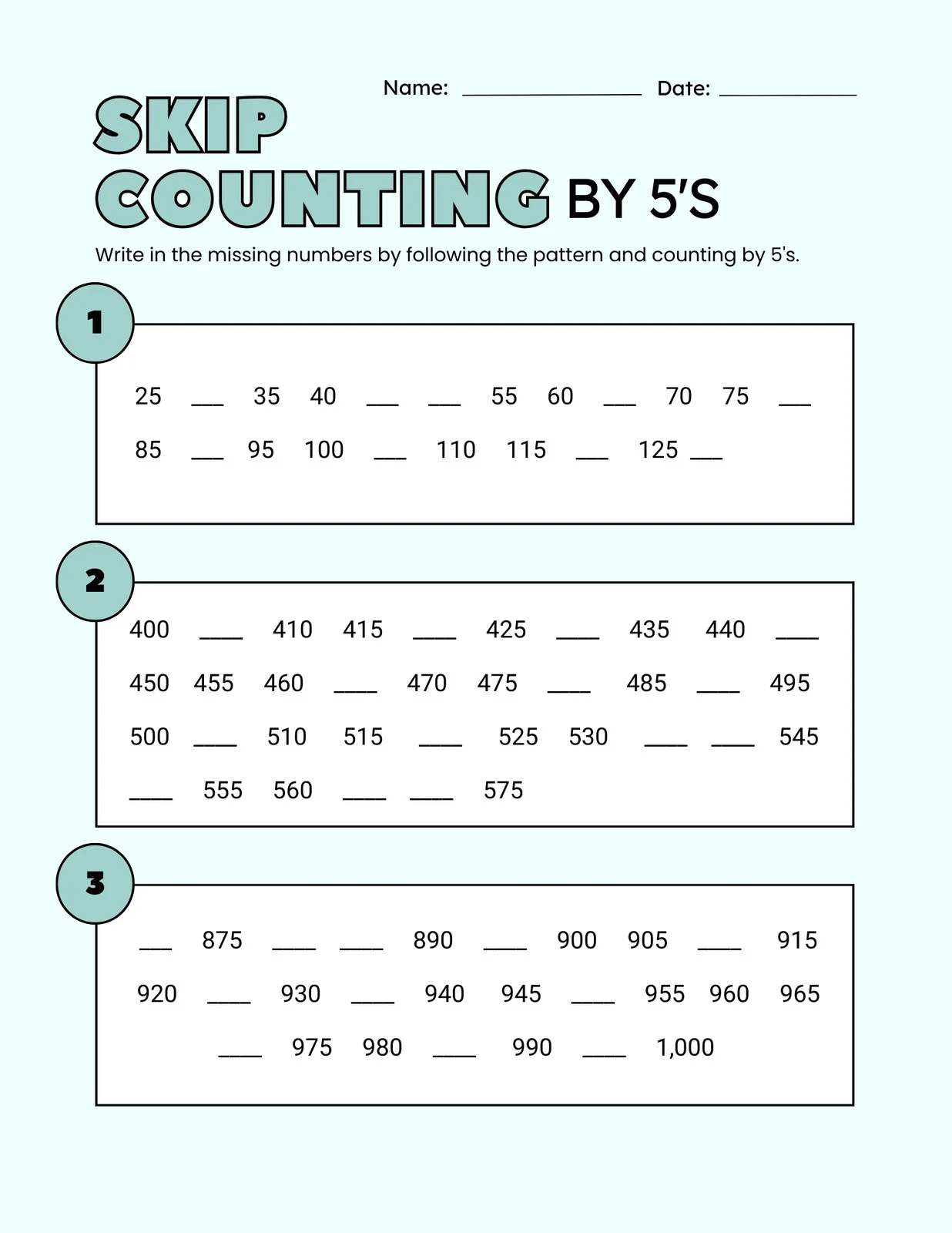 Grade 2 Paper Printable