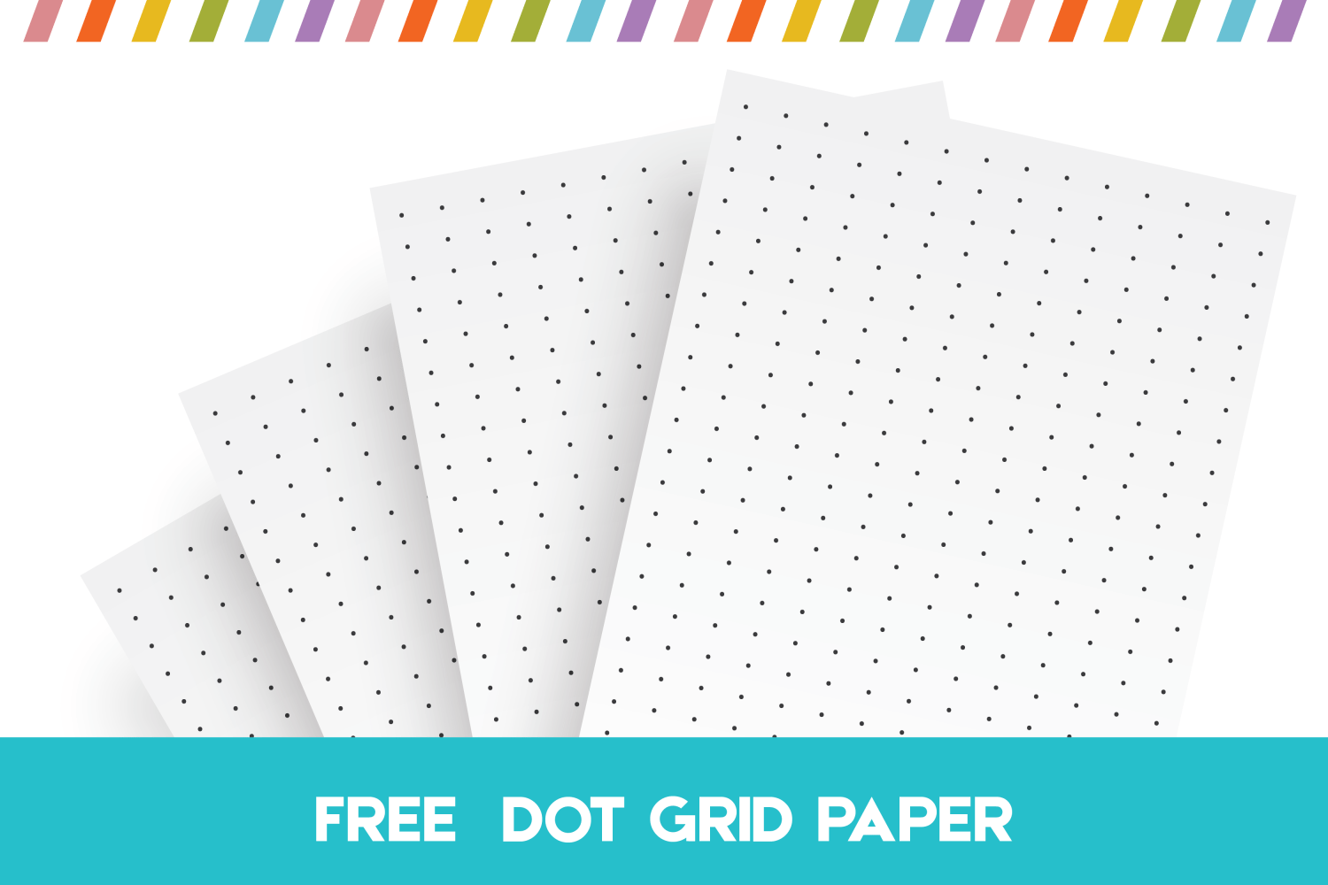 Free Printable Dot Grid Paper For Bullet Journals And Notes Worksheets Library