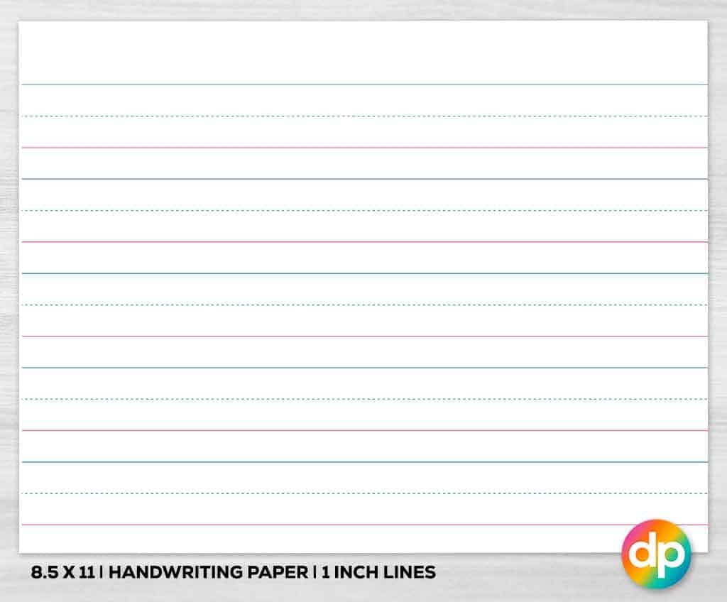 Free Printable Handwriting Paper DailyPrintables Worksheets Library