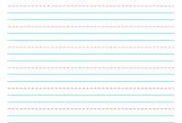 Free Printable Handwriting Paper Worksheets Library