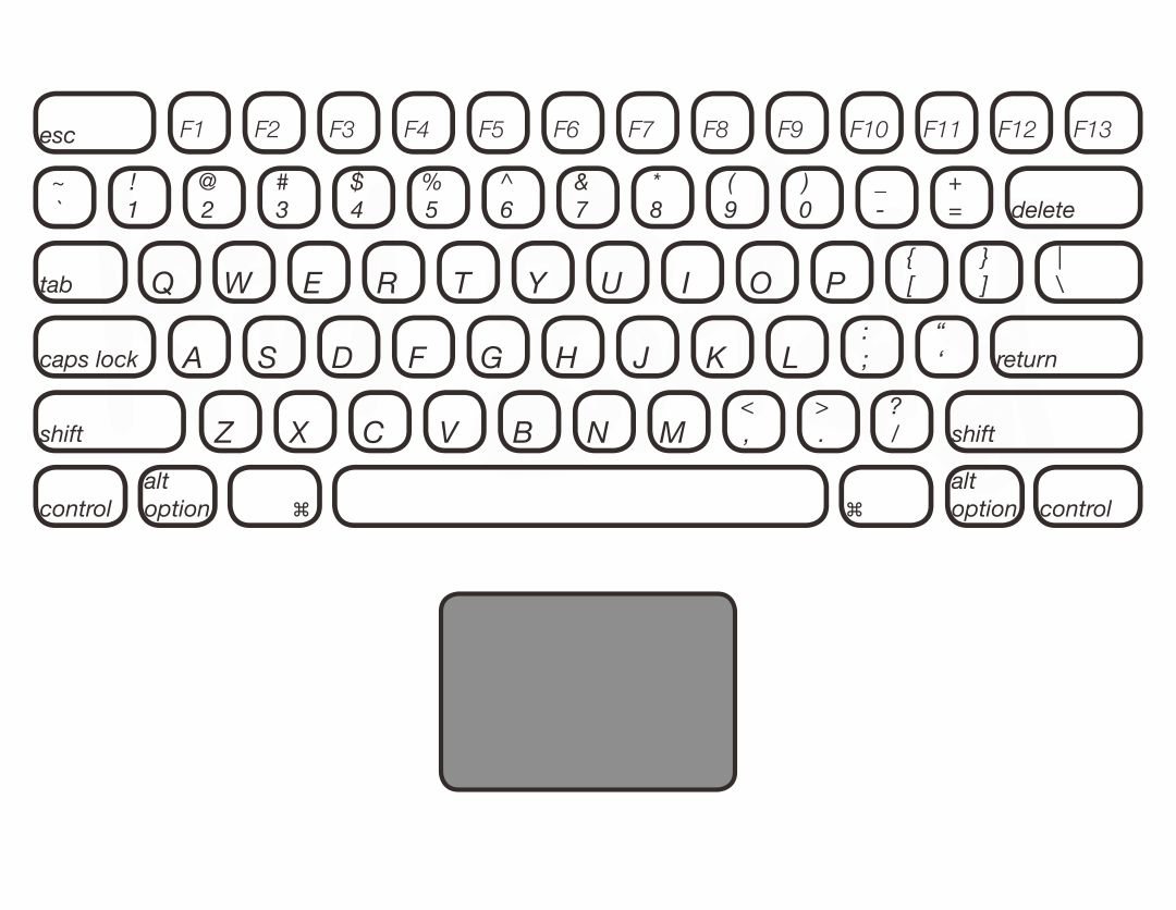 Free Printable Keyboard Templates Worksheets Library
