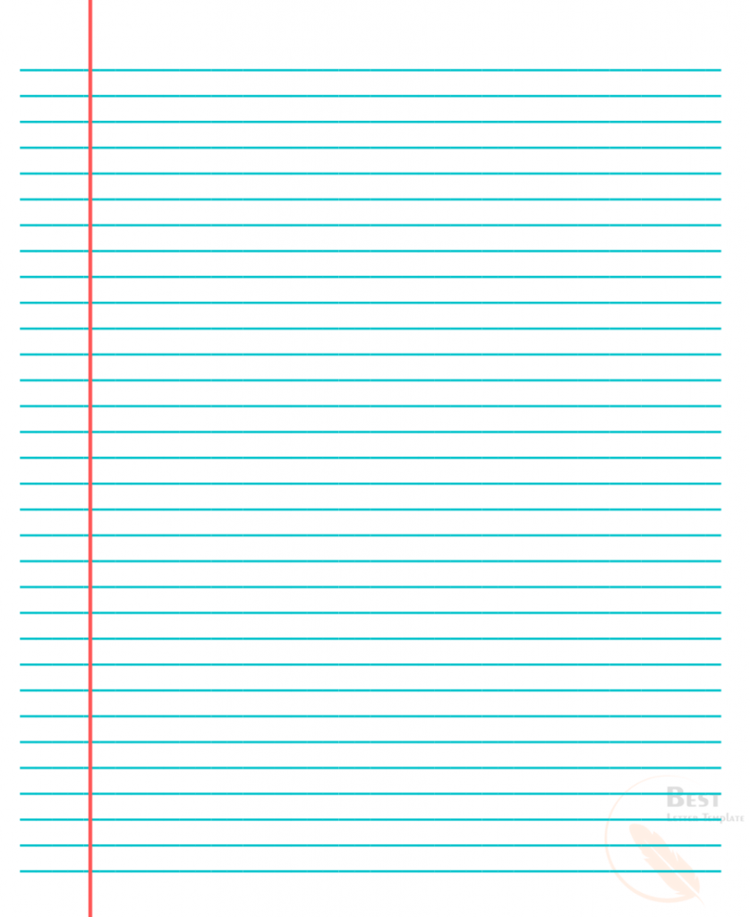Free Printable Lined Paper Templates For Kids In PDF