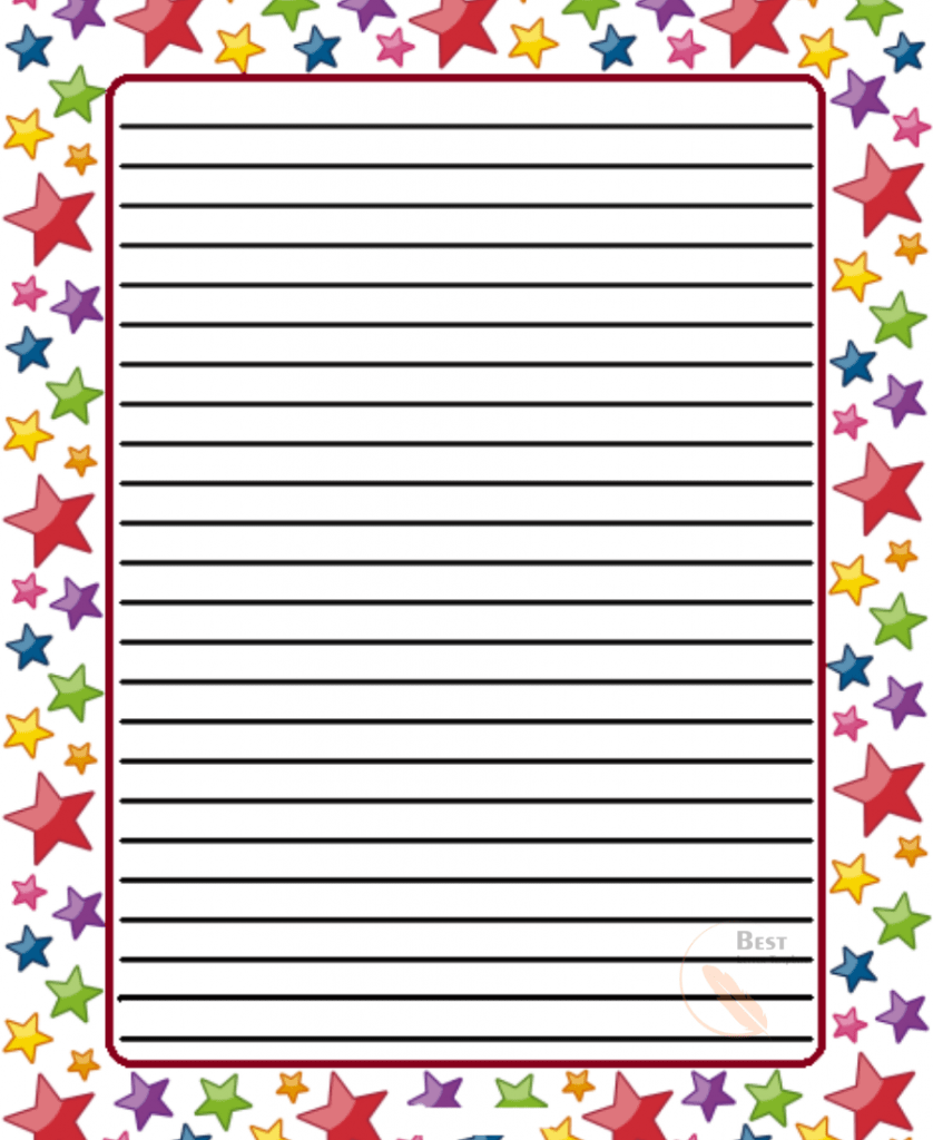 Free Printable Lined Paper Kids