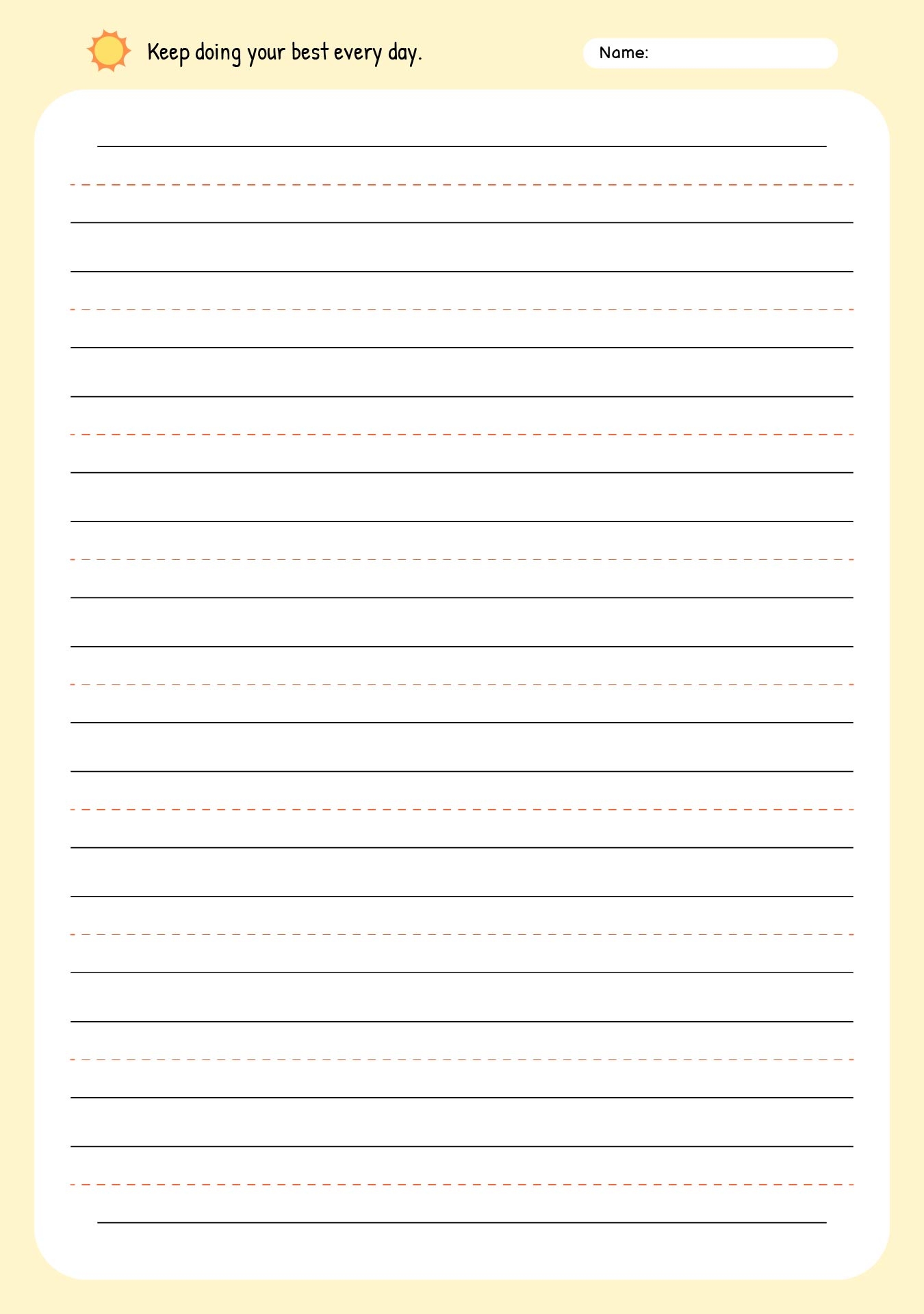 Free Printable Primary Handwriting Paper Free Primary Lined Writing Paper With Drawing Art Box Free Printable A4