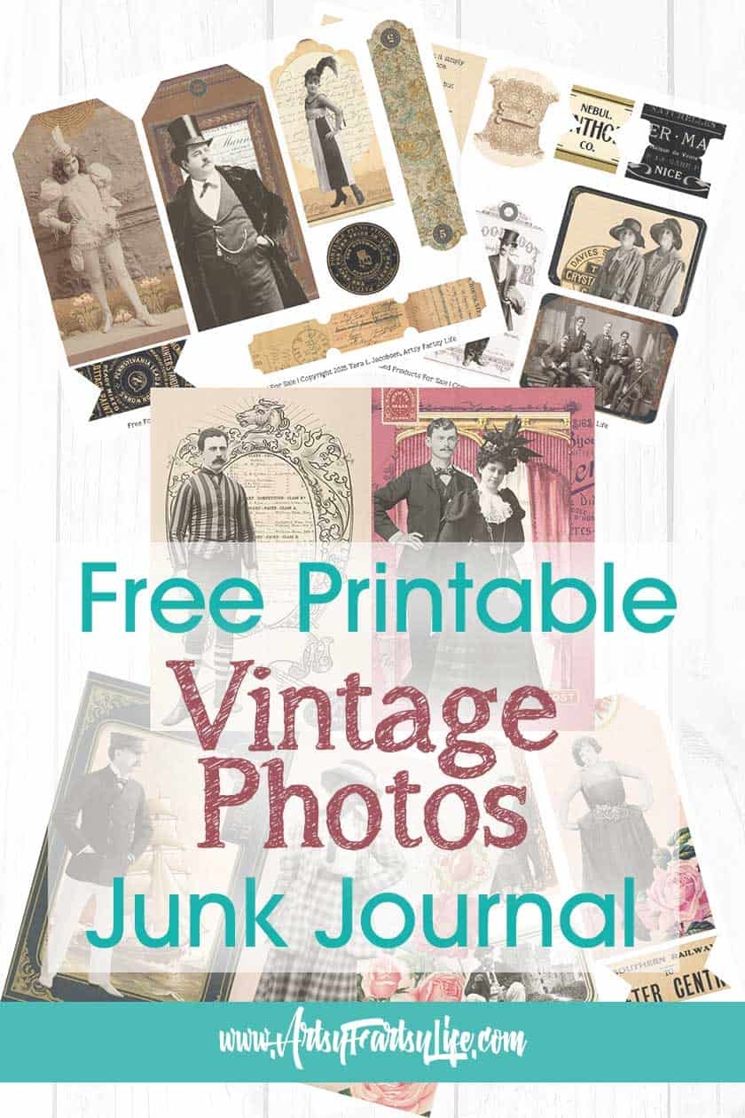Free Printable Vintage Photos Junk Journal Artsy Fartsy Life