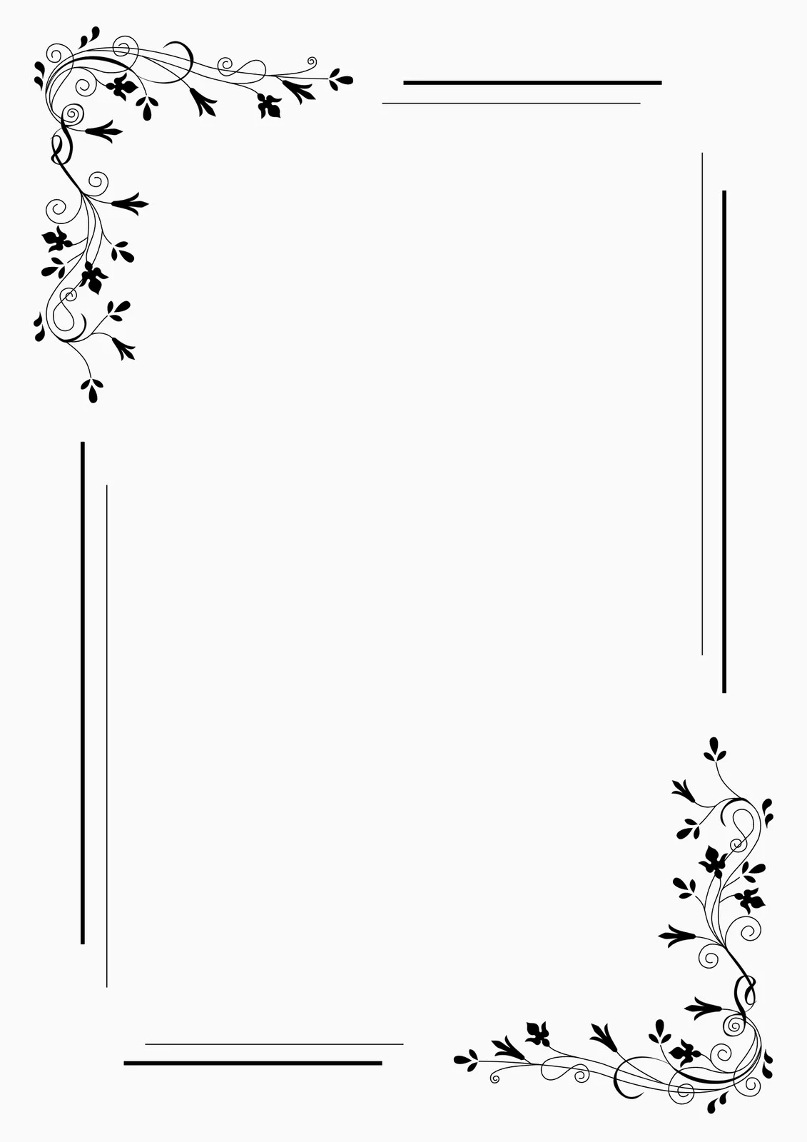 Printable Borders for Paper