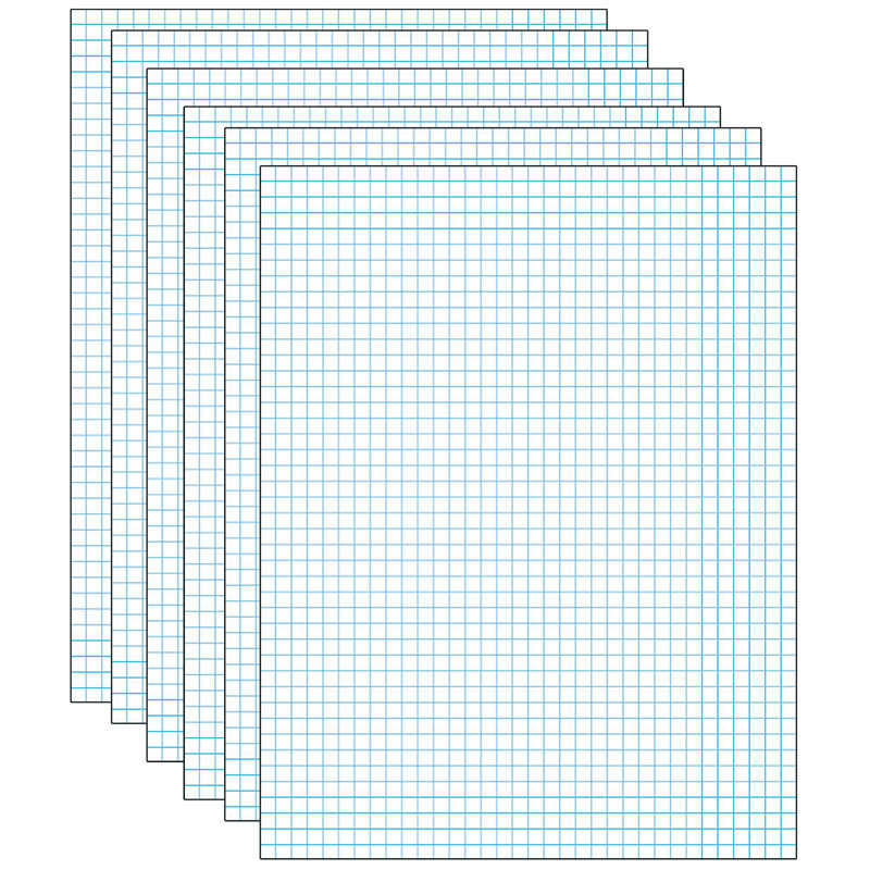 Geyer Graph Paper Single Sided 8 5 X 11 Blue 50 Sheets Per Pack 6 Packs GYRER14GRAPHONESIDE 6 TeachersParadise