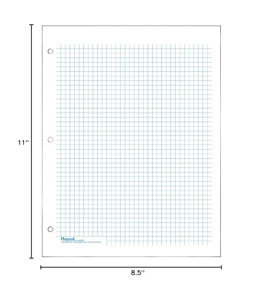 Graph Paper 11x17 11 X 17 Quadrille Graph Paper 50 Sheets Landscape 0 25 4X4 Square Graph Notebook