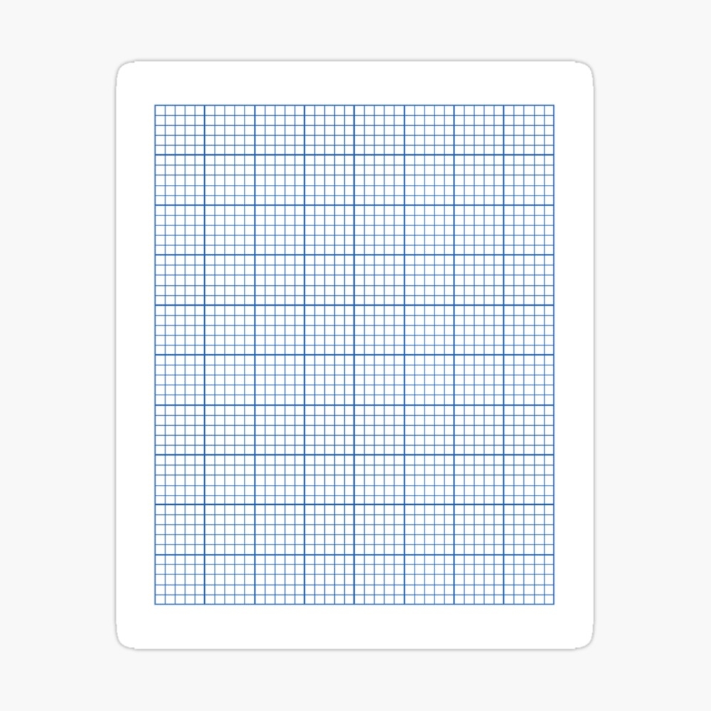 Graph Paper Canvas Print For Sale By Feraloidies Redbubble