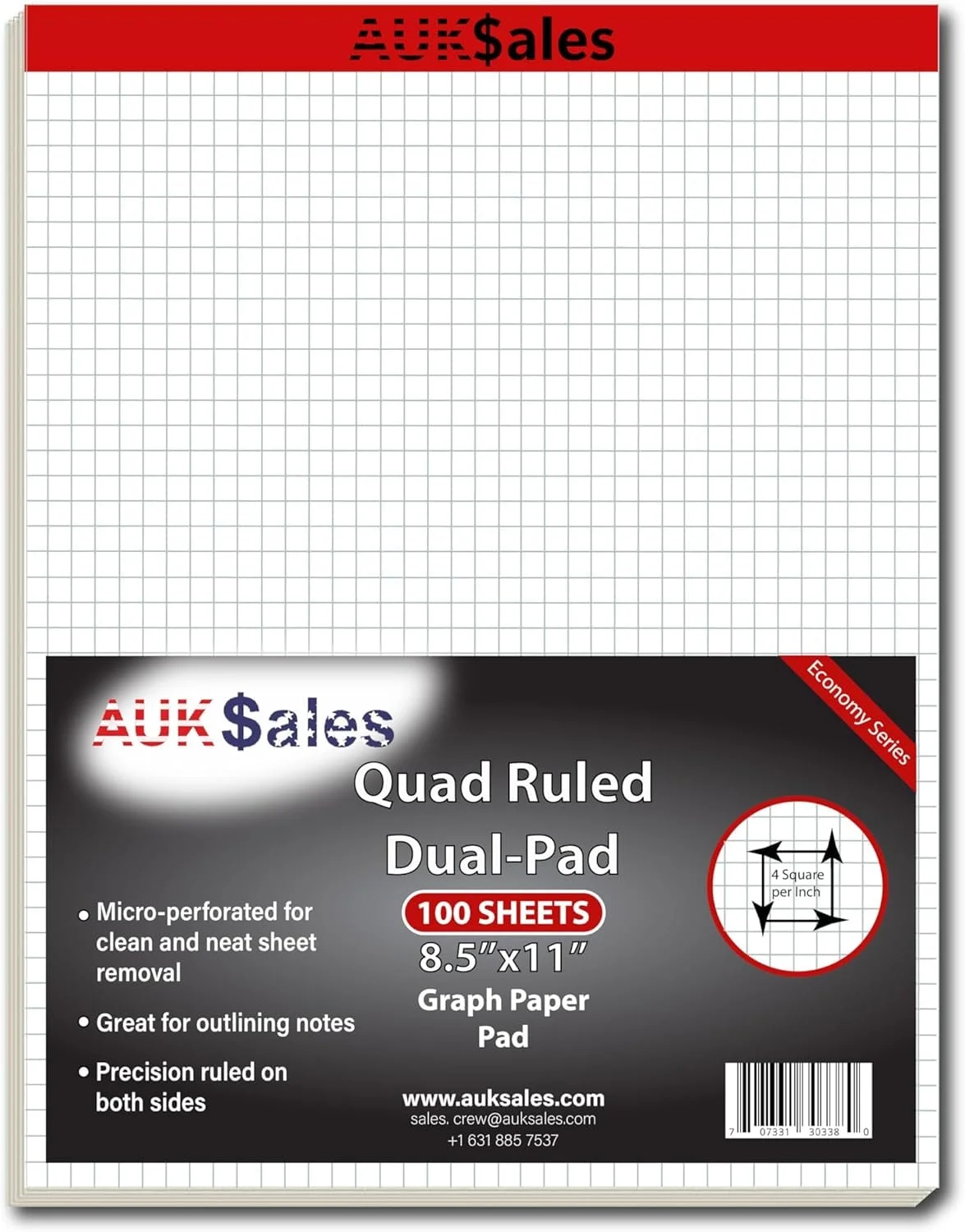 Graph Paper Grid 5x8 Grid Paper Notepad 100 Sheet Quad Rule Engineering Pad With Perforated Pages 8 5 X 11 Graph Paper Printable