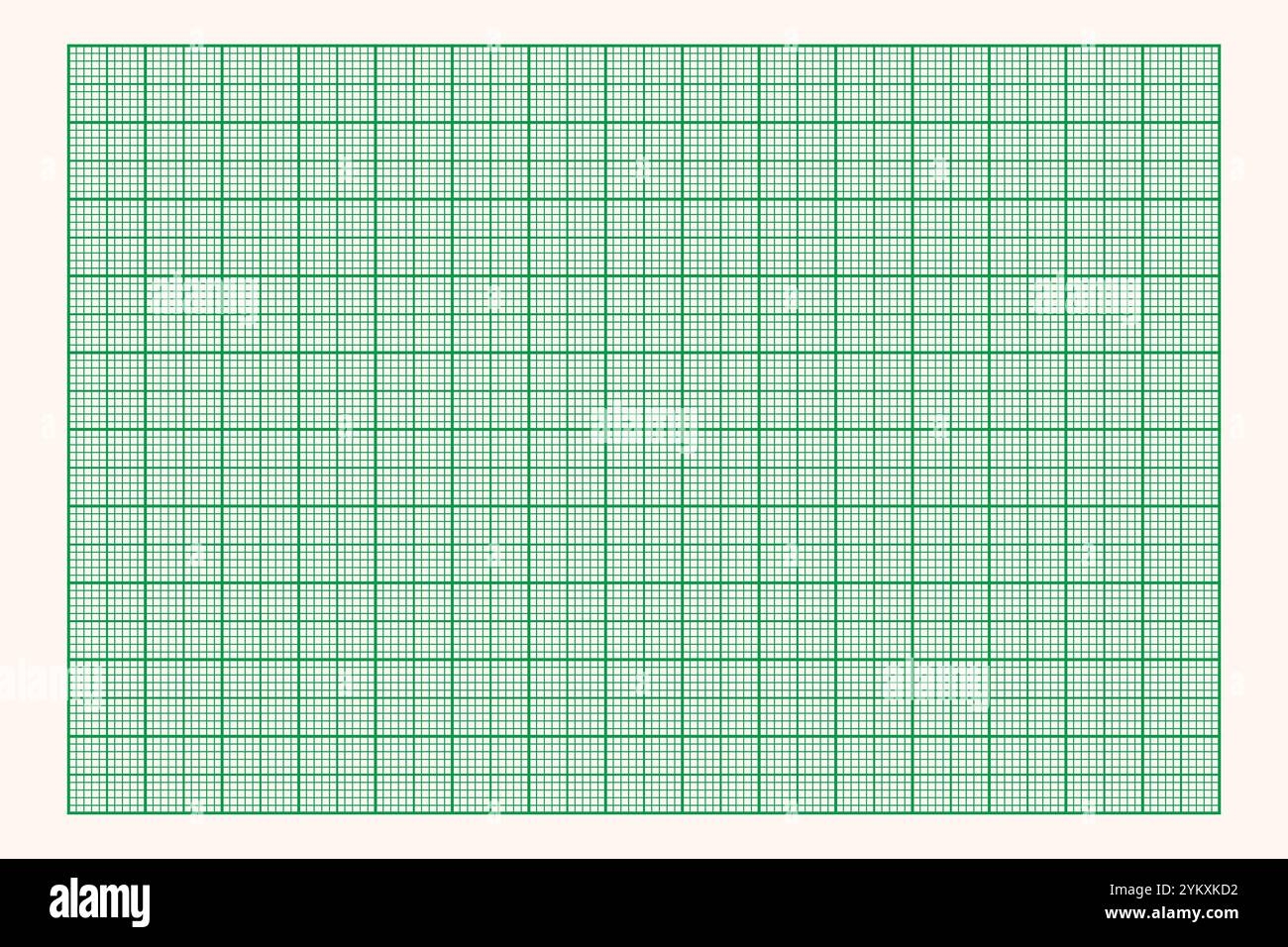 Graph Paper Light Green Grid Lines Stock Vector Image Art Alamy