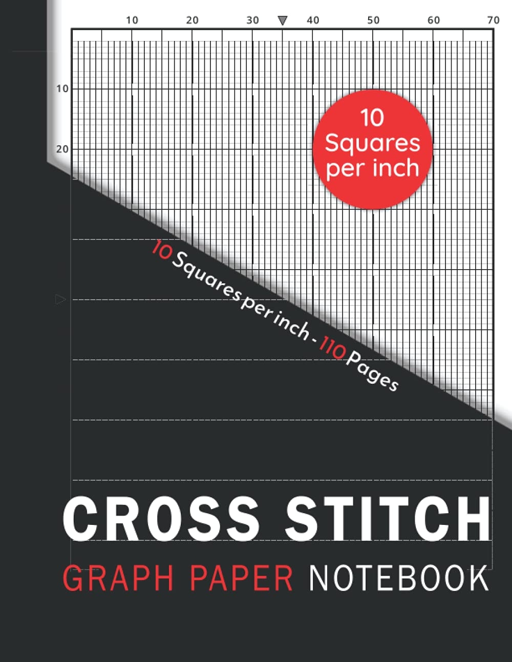 Graph Paper Notebook Cross Stitch 14 Count A4 Size 100 Pages Printable Cross Stitch Graph Paper