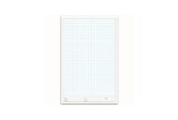Graph Paper Pad 22x17 Premium 50 Double Sided Sheets 4x4 Grid 80GSM Vellum Paper