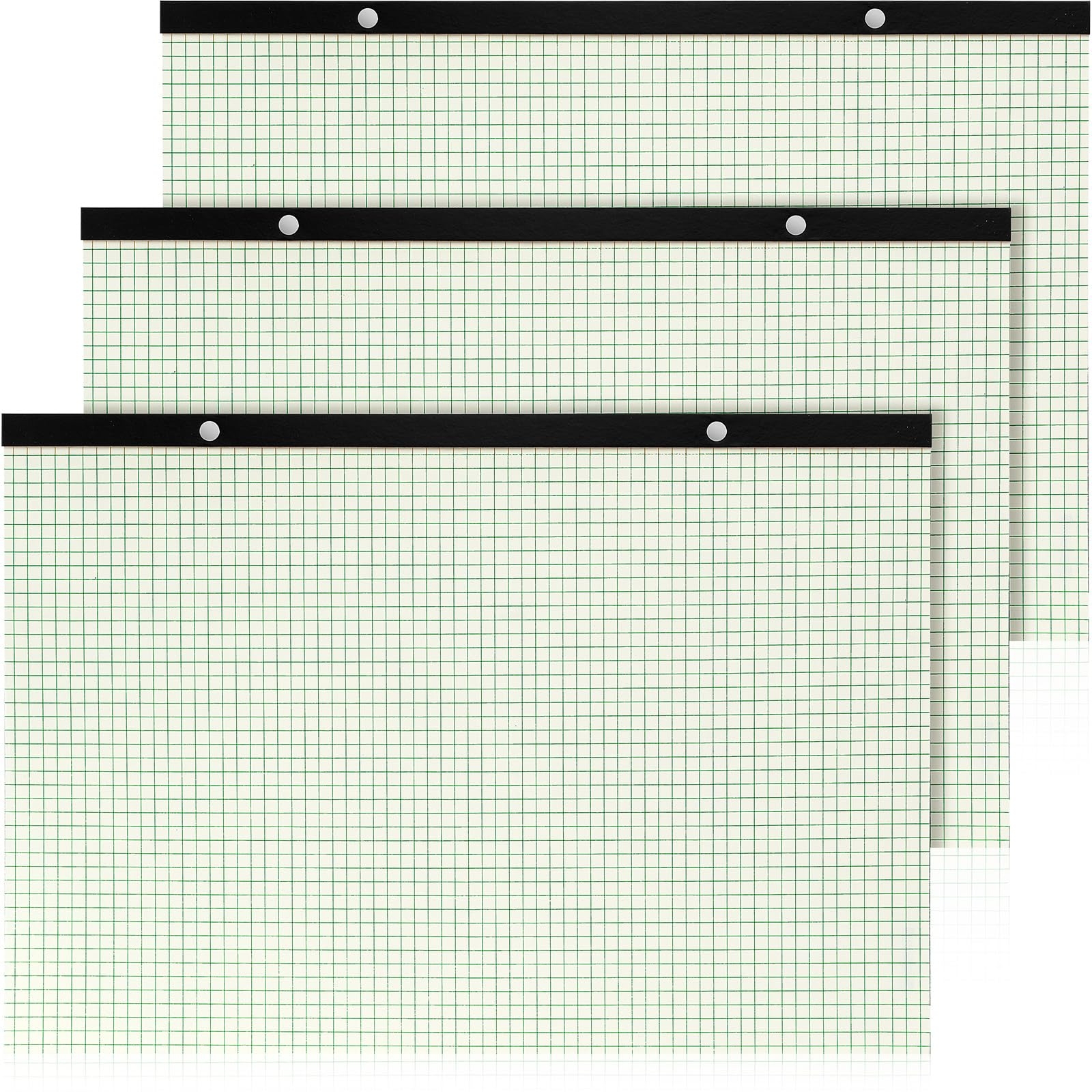 Graph Paper Pad 3 Pack Large Engineering S 11x17 Grid Paper For Drafting Design Beige Green Graphing Paper
