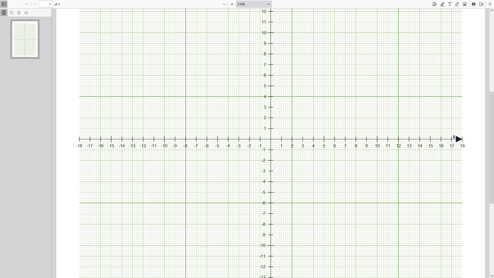 Printable 4 Quadrant Graph Paper