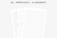 Graph Paper Printable A5 Size Inspire Uplift
