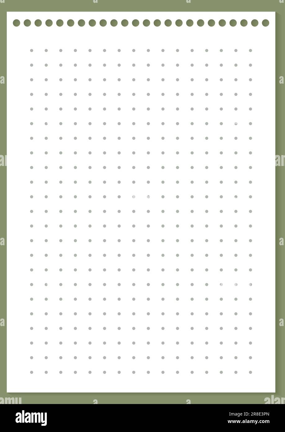 graph paper printable dotted grid paper on white background geometric abstract dotted transparent illustration with dots for school notebook diary stock vector image art alamy