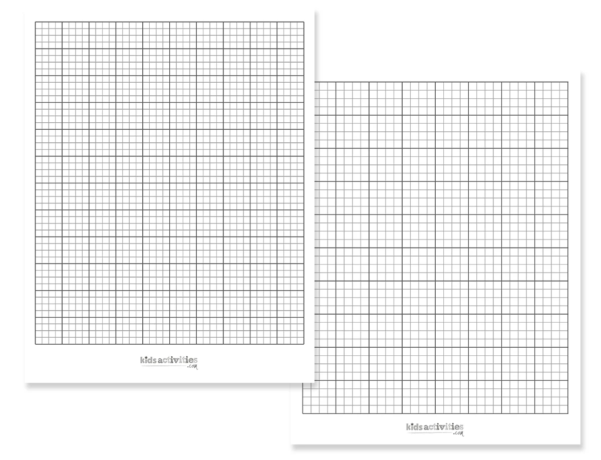 Graph Paper Printable Kids Activities Blog