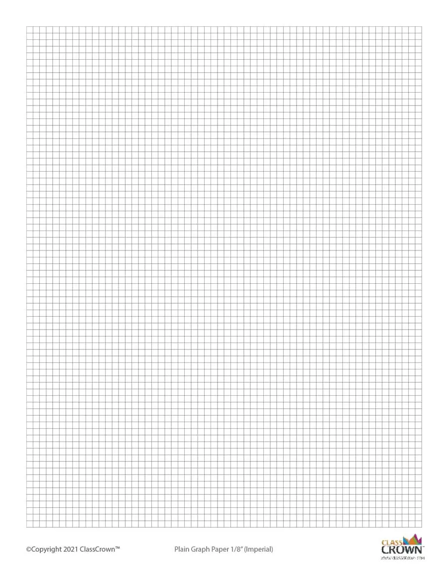 Graph Paper Printables ClassCrown