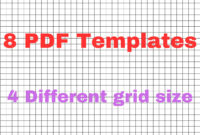 Graph Paper Quad Ruled 4 Grid Sizes 1 5 Inch 1 4 Inch 1 3 Inch 1 2 Inch US Letter Size 8 5 11 Inches Printable 8 Pdfs Multiple Grids KDP Etsy