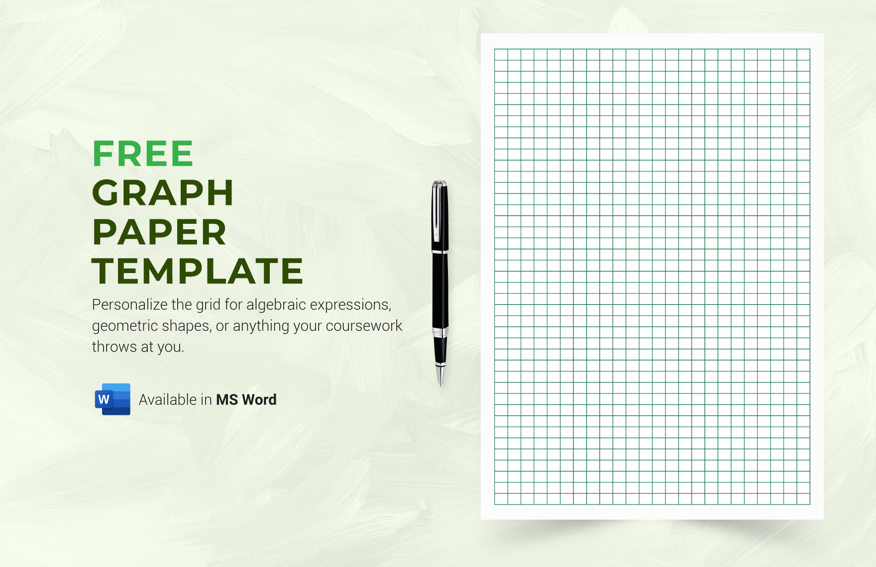 graph paper template in word download template
