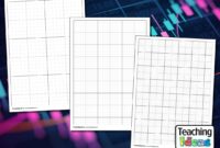 Graph Paper Templates Teaching Ideas