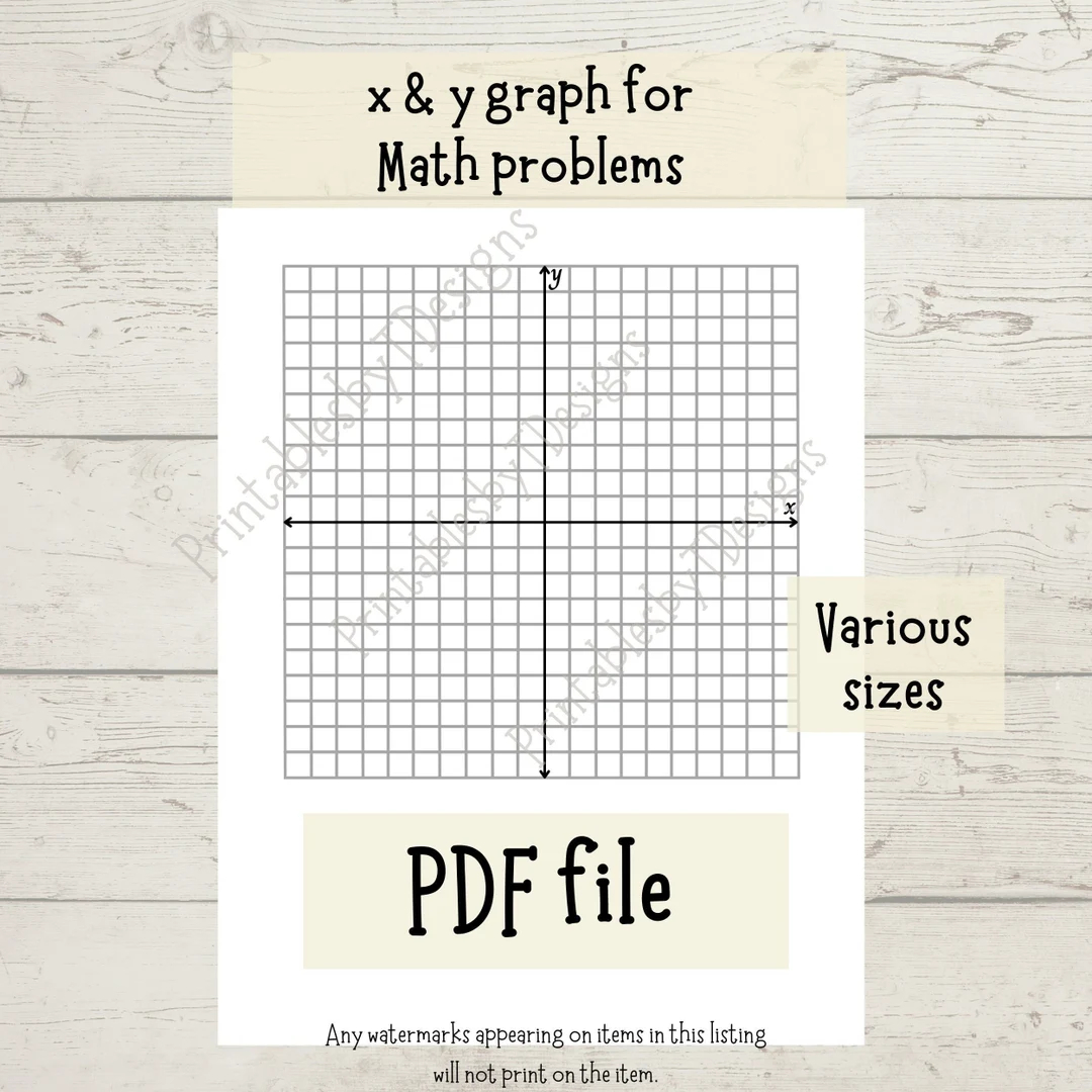 Printable Numbered Graph Paper